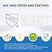 PUREPLUS ADQ747935 Replacement for LG LT1000P LT1000 Kenmore Elite 9980 LT1000PC, MDJ64844601 ADQ74793501, LMXS28626S, LFXS26973S, LT120F Refrigerator Water and Air Filter,3Pack, Model: RWF4700AC
