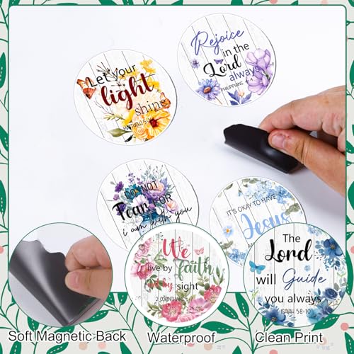 Set de imanes decorativos con versículos bíblicos 20 piezas miniatura 3