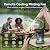 Portable Misting Fan with Remote, 2L Water Tank & 2 Spray Modes, 30000mAh Rechargeable Outdoor Cooling Fan, 4 Wind Speeds, 3 Timers, 120° Oscillation, RGB Lights & Flashlight for Camping Beach Patio