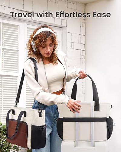 Image of Bayne LargeTote Bag for Woman | Large Size Laptop Bags for Women Office Use | Waterproof Handbag for Women | Spacious Office Bag for Woman | 13 inch Laptop