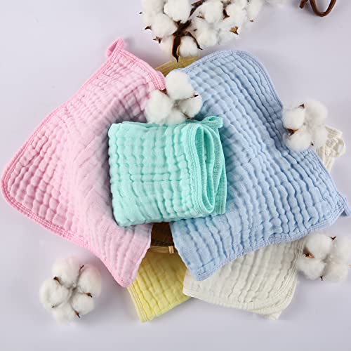 Muslin Burp Cloths - Baby Burp Cloth Sets For Unisex. 5 Pack Large Perfect For Newborn Baby Burping Cloths/Burp Bibs. Baby Burping Rags For Boys And Girls(Multicolored) #TOP6