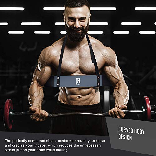 RIMSports Weight Lifting Arm Blaster for Biceps & Triceps Heavy Duty Bicep Blaster for Barbell and Dumbell Curl Portable Bicep Curl Support Isolator for Muscle Gains Premium Biceps Workout Equipment - Thumbnail 5