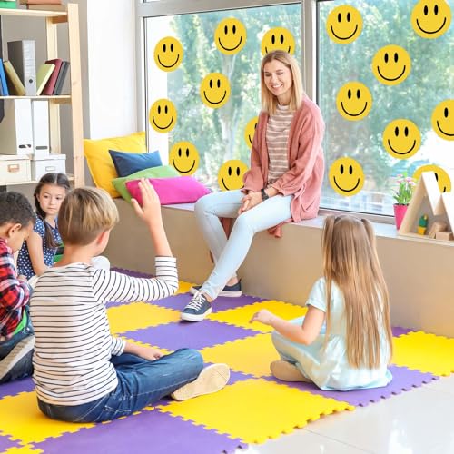 Vinilos Decorativos Smile Amarillo 9 Hojas 7.9x11.8 pulg miniatura 6
