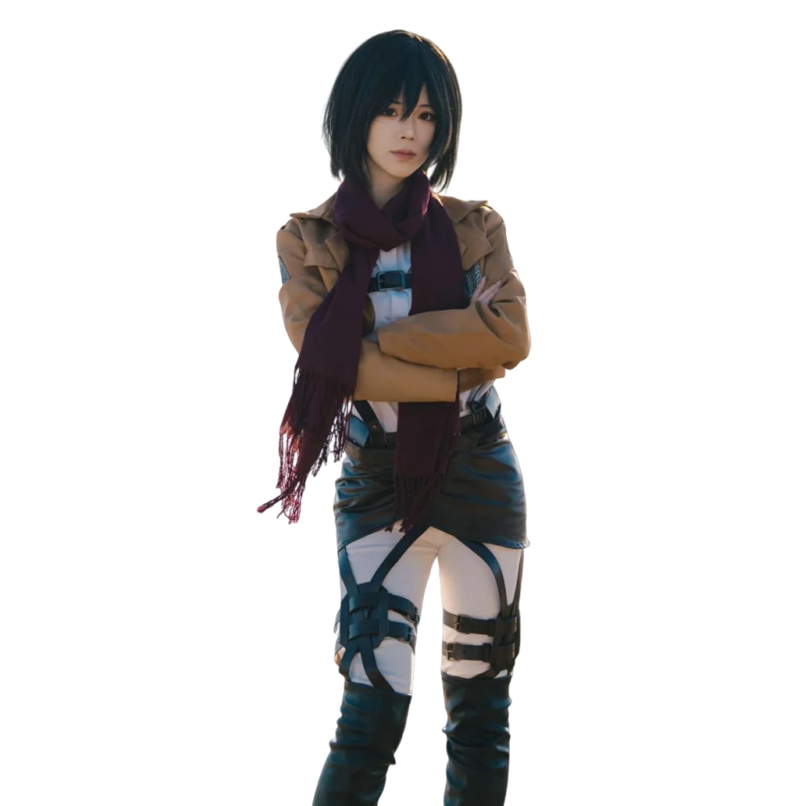 LTAKK Cosplay Anime Survey Corps Uniform Scout Regiment Costumes Outfit Carnival Halloween XXL