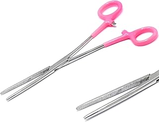 AAProTools Dog Pet Ear/Nose Hair Puller Grooming Hemostat Locking Forceps Pliers, 8