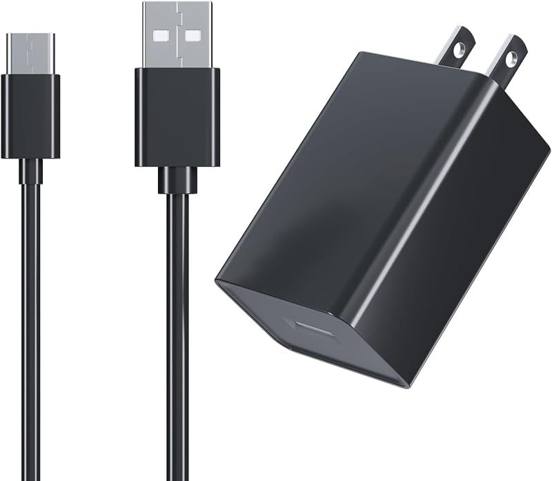 Fast Charger Compatible Tablet Fire Tablet Kids Tablets, Charger Cord Replacement for Mobile Phone Smasung Android Phone Micro USB C Cable and AC/DC Home Wall Charger Power Adapter