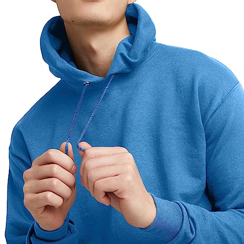 Hanes Mens Pullover Ecosmart Hooded Sweatshirt Hoody, Denim Blue, 3X-Large Us #TOP3