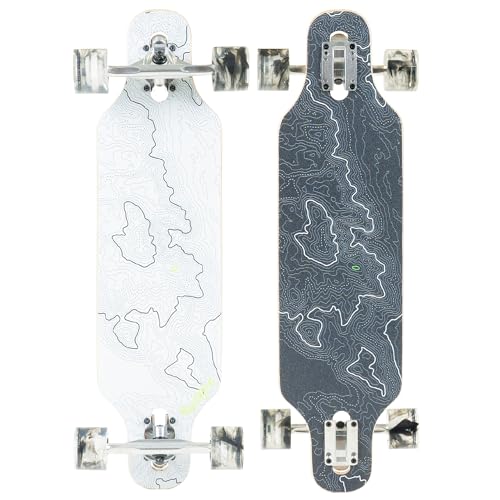 Skateboard Cruiser per adulti e ragazzi, tavola leggera in acero