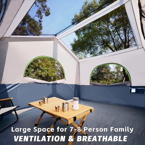 Heavy Duty 8-Person Camping Tent