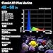 NICREW 48W Saltwater Aquarium Light, Marine LED Reef Light for Corals, Programmable Timer Controller, 48 to 60-Inch