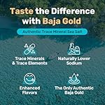 Baja Gold Mineral Sea Salt - Pure & Authentic Fine Grind Salt for Cooking & Baking | Natural Baja Salt for Culinary Uses | Great for Finishing Dishes | 1 lb. Resealable Bag, 300+ Servings - Image 3