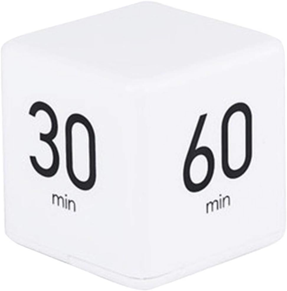 Cube Timer 5, 15, 30 and 60 Minutes for Time Management