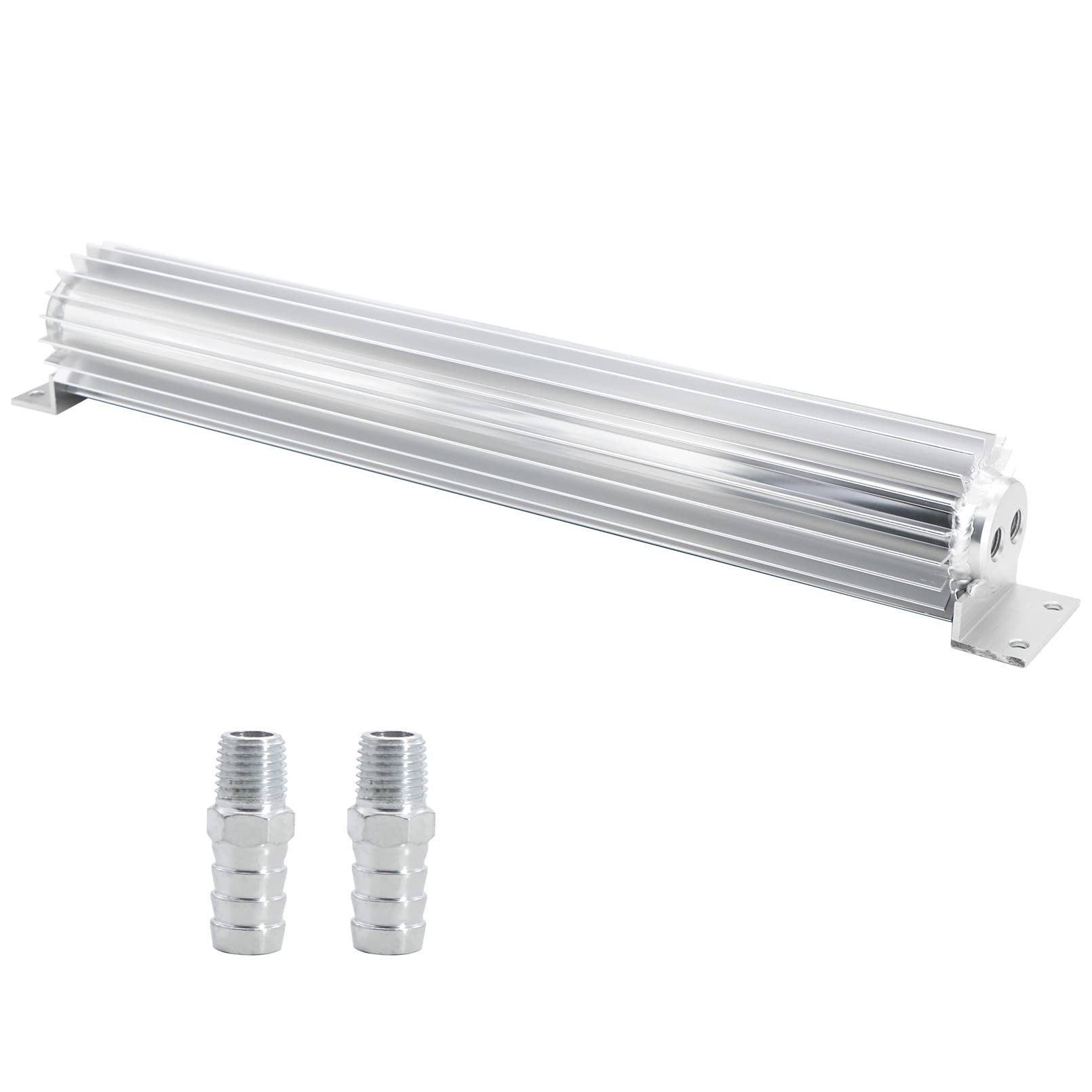 Photo 1 of Dokili Universal Dual Pass Aluminum Finned Transmission Oil Cooler 18"