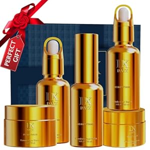 Beard Kit for Black Men: Beard Care Kit w/Balm, Oil & Vitamin Spray, All-Natural Ingredients for Men Grooming and Care, Ideal Fathers Day Birthday & Valentines Day Gifts for Him