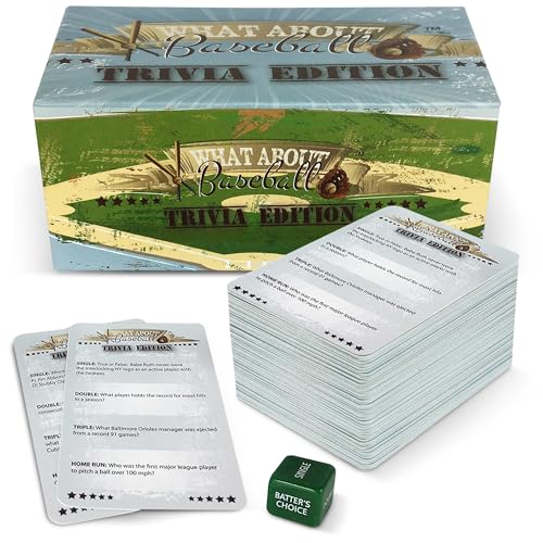 Grandma Smiley's Baseball Trivia Game for Kids & Adults