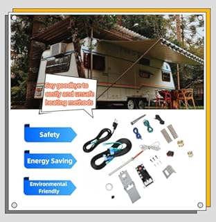 RV Water Heater Electric Conversion, Conserve Propane, 6 Gallon Capacity, Converts RV LP Gas Water Heater to 120V Electricity, Compatible with Suburban and Atwood Water Heater