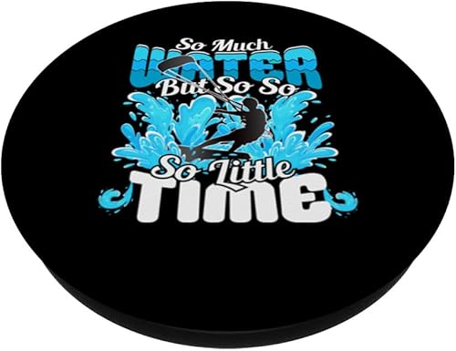 Miniatura 2 de So Much Water But So Little Time - Kite Surfer PopSockets Standard PopGrip