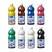 Produktbild Lefranc Bourgeois 188372 flüssig Tempera Redimix Kinderfarbe, gebrauchsfertige Tempera - Gouachefarbe, 8 Farben Set a 1000ml Flaschen - Primärfarben