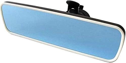 Espejo retrovisor, espejo HD antirreflejo de 9.56 pulgadas, espejo retrovisor universal para interior del automóvil con ventosa ajustable y diseño