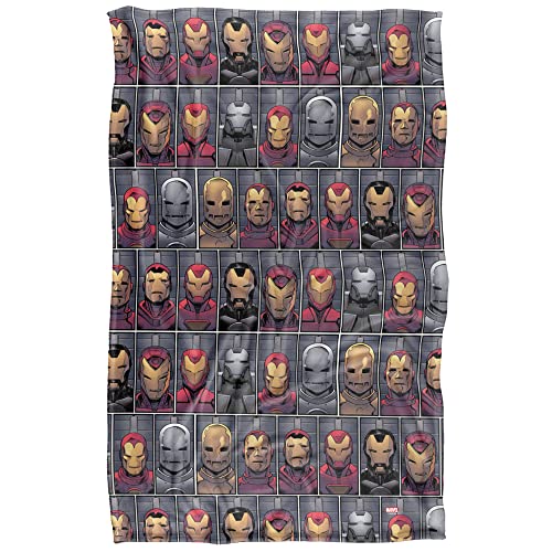 Marvel Iron Man Blanket, 36"X58", Collection Of Iron, Silky Touch Super Soft Throw Blanket #TOP1