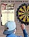 Dart Scoreboard Dry Erase for Keeping Score in All Cricket Games, 301 or 501 - Dart Board Scoreboard Includes Magnetic Dry Erase Marker with Eraser - A Really Great Looking Darts Scoreboard (Yellow)
