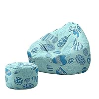 Pouf a Sacco Puff Poltrona (Senza Imbottitura) per Divano E Poltrona