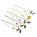 16mm or 5/8 inch Ribbon Choker or Bracelet Findings Kit - Mixed Finishes