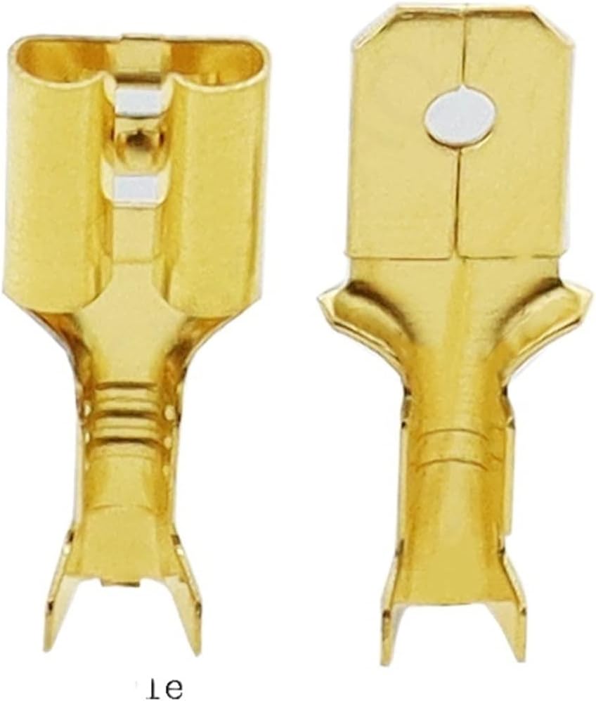 Electrical connectors 100Pcs 2.8mm 4.8mm 6.3mm Plug Spring