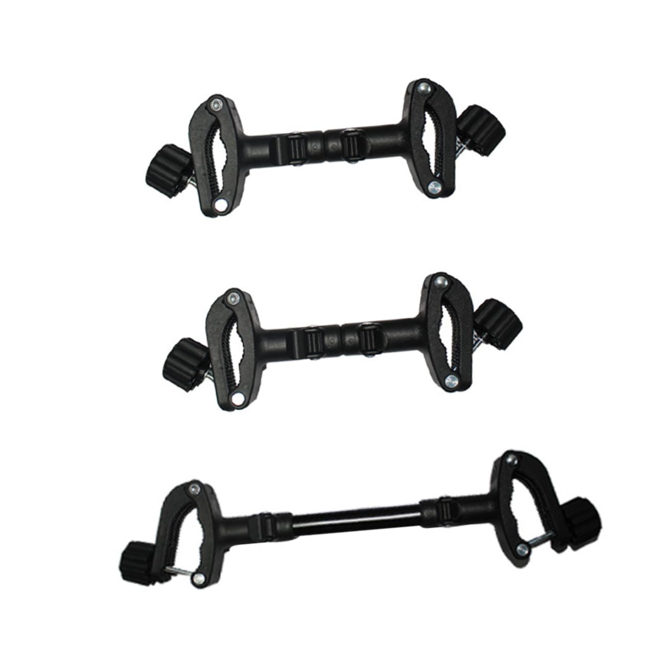 Yardwe 3Pcs Stroller Connector for Newborns Adjustable Lightweight Pram Connectors for Twins Durable and Resistant for Outdoor Family Adventures