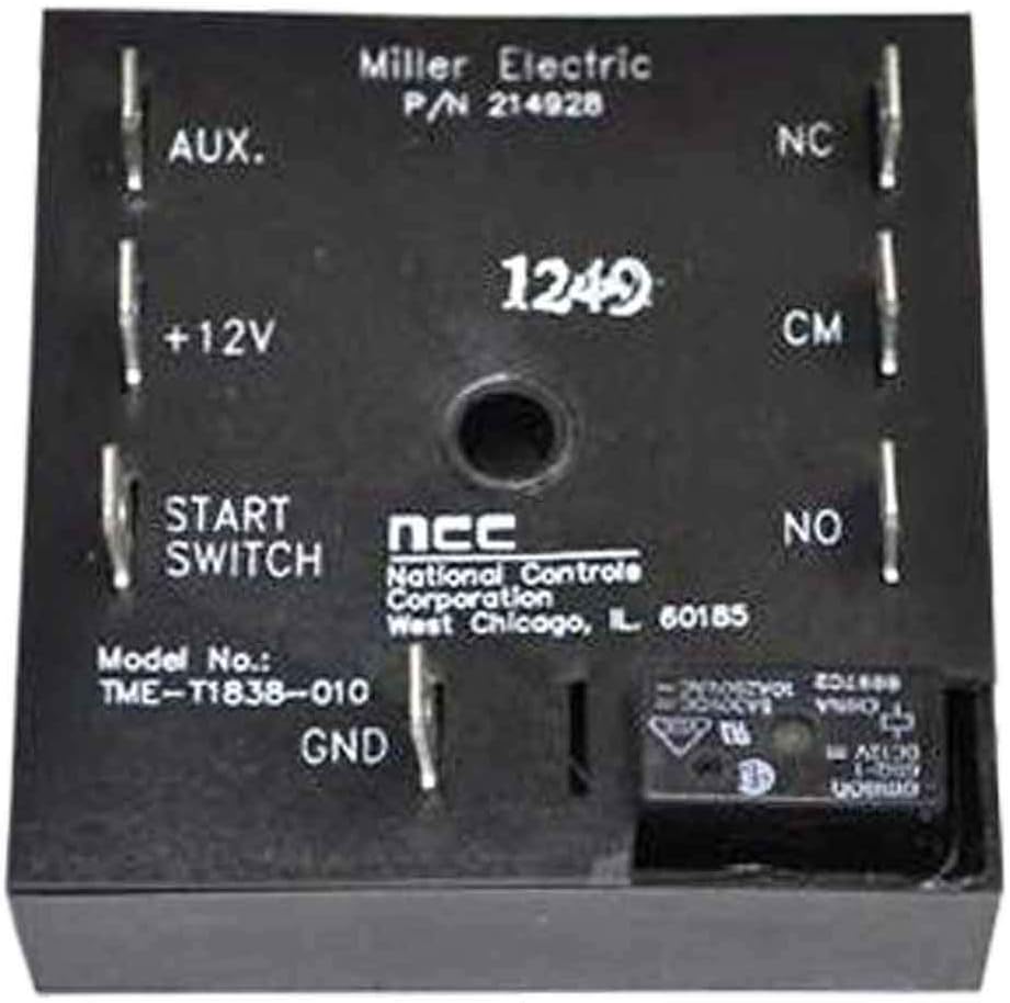 Miller 214928 Timer, Delay On Make/Break Open 30 Sec 12Vdc