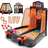 Desarrollo de habilidades: los juguetes del juego de baloncesto con los dedos pueden mejorar la concentración, la coordinación mano-ojo y la flexibilidad de los dedos de los niños. 