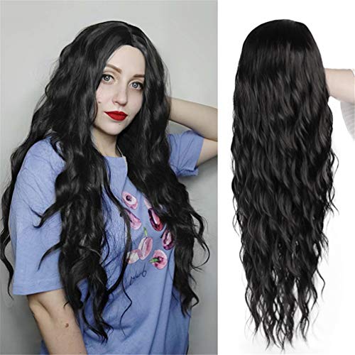 Perruque synthétique cheveux longs pour masquer la perte de volume capillaire - 3