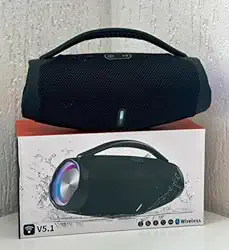 BOMBOX 3, Caixa de Som Portátil com Alto-Falante de 22CM, Bluetooth, Passivo Médio Grave, 70Hz-20Khz, Bateria 4-10 Horas