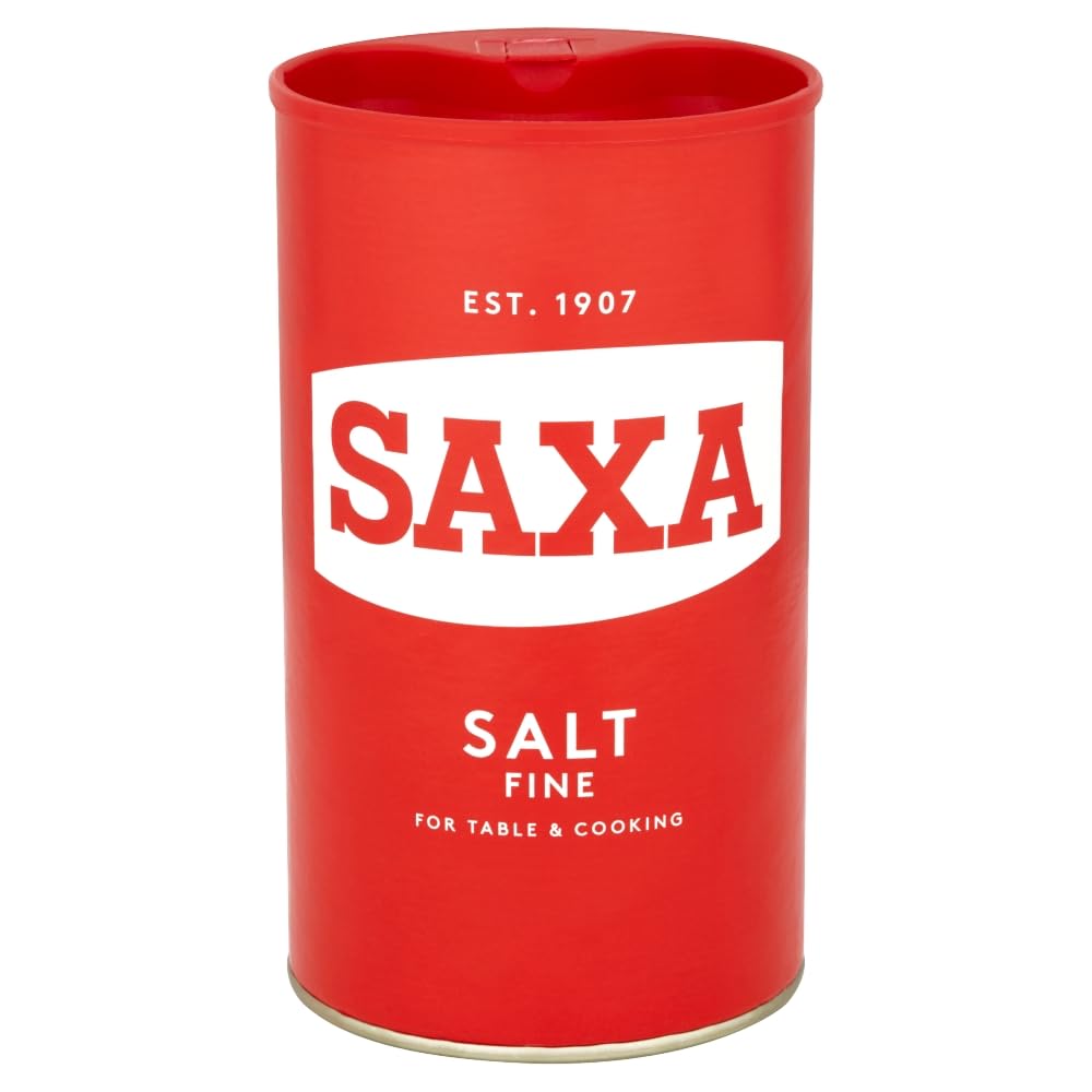 Saxa Fine Salt For Table & Cooking, 750 g Drum (Pack of 1)