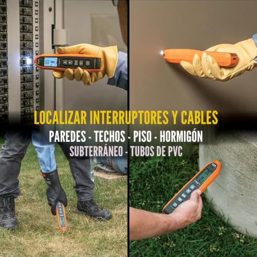 Trazador de cables Klein Tools ET450 con receptor digital de disyuntores de circuito 3
