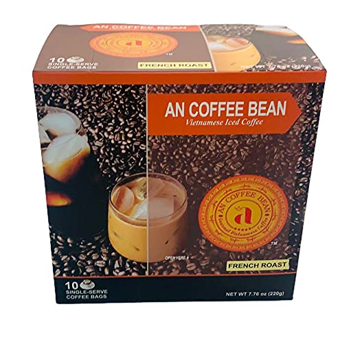 AN COFFEE BEAN - Pour-over coffee - Extra bold - Vietnamese Coffee - 10 Single-serving packets.