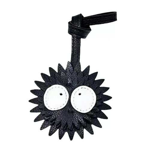 1Pc Black Cute Leather Briquette Bag Charm, Fashionable Versatile Accessories Purse Charm for Decorate Backpacks Crossbody Bag Keychain Car
