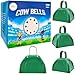 Dreidel Metal Cowbell Noisemaker Chime Cheer Bell, New Years & Wedding, School Bell 3