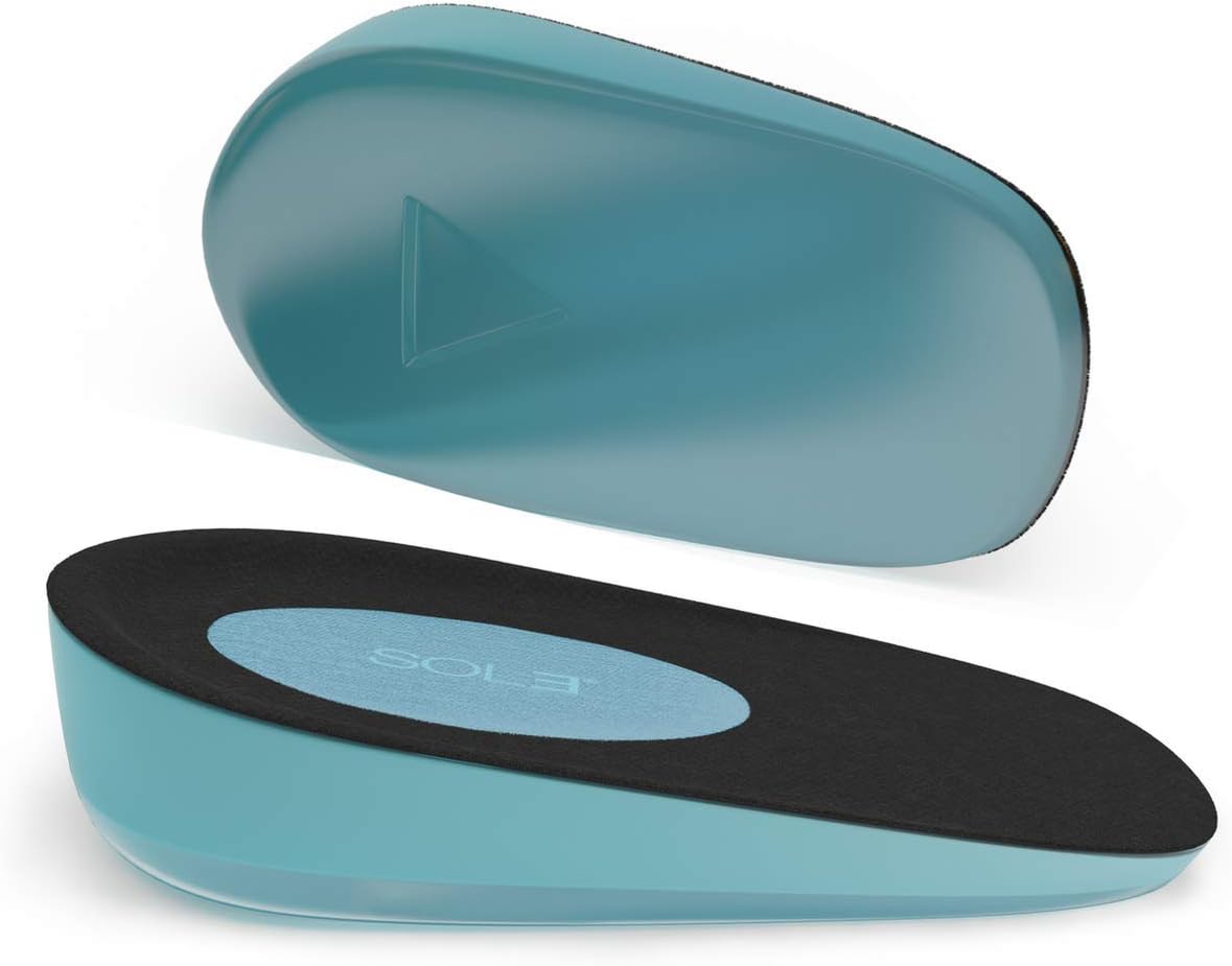 SOL3 Quick Lifts - Height Increase Insoles 1 Inch Shoe Lifts for Men & Women - Gel Heel Cushion Inserts for Heel Pain, Achilles Tendonitis, Leg Length Discrepancies