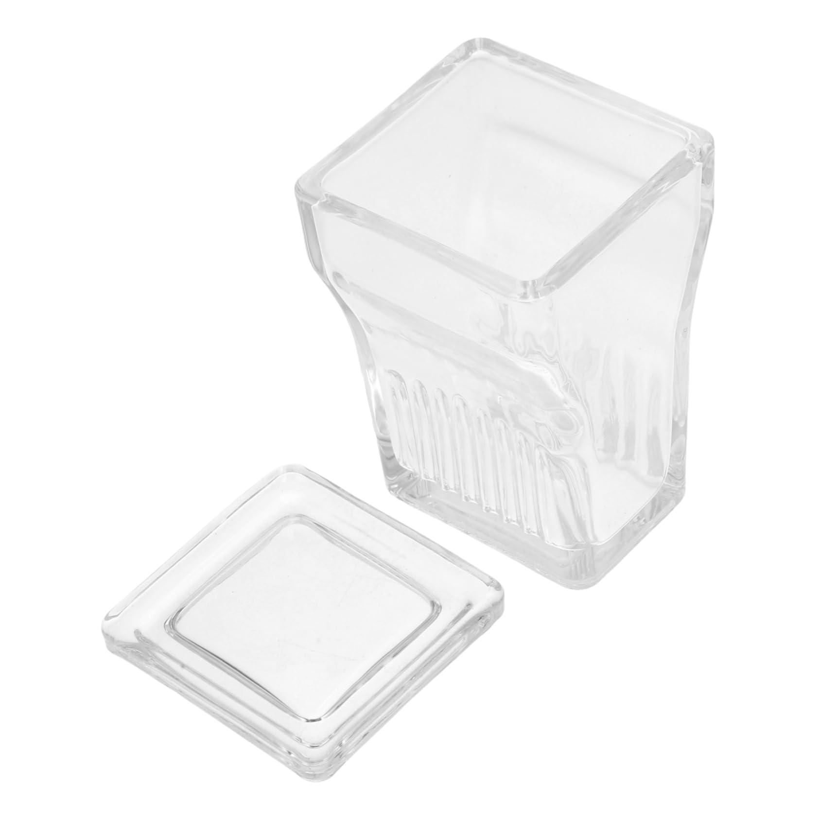 Hochtransparentes mit 9 Objektträgerhalterungen Coplin Färbeglas aus Glas und Integriertem Halter und Färbeexperimente für Labor Mikroskopie im Labor