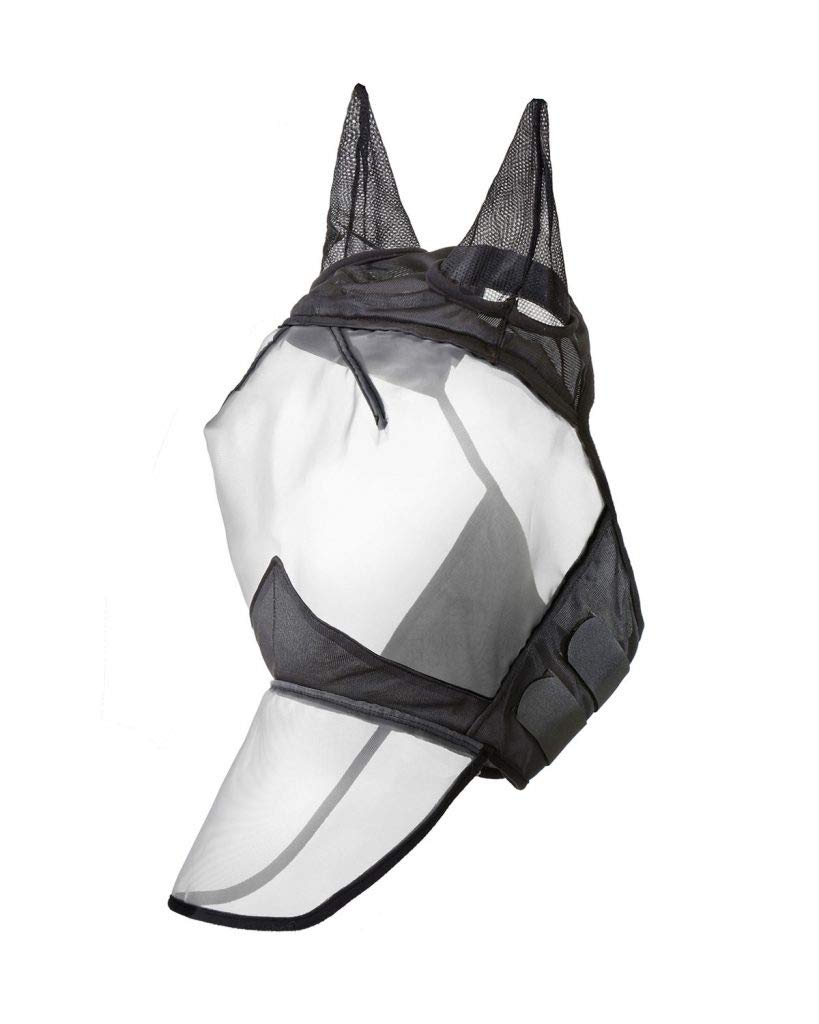 Maschera Anti-Mosche Per Cavallo Harrison Howard - Protezione UV, Pieno Volto, Viola, Taglia L - Foto 8