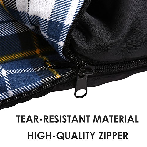 Canway Double Sleeping Bag, Flannel Lightweight Waterproof 2 Person Sleeping Bag With 2 Pillows For Camping, Backpacking, Or Hiking Outdoor For Adults Or Teens Queen Size Xl (Flannel) #TOP3