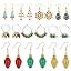 D-10Pairs Christmas Earrings