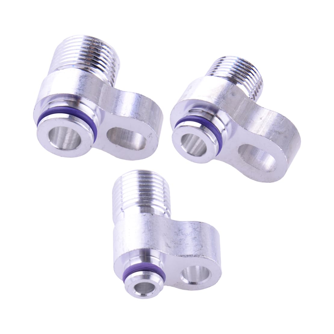 3pieces A/C Lines AC Compressor Drier Condenser Radiator Fitting Adapter for Auto Air Conditioning Hose R134a