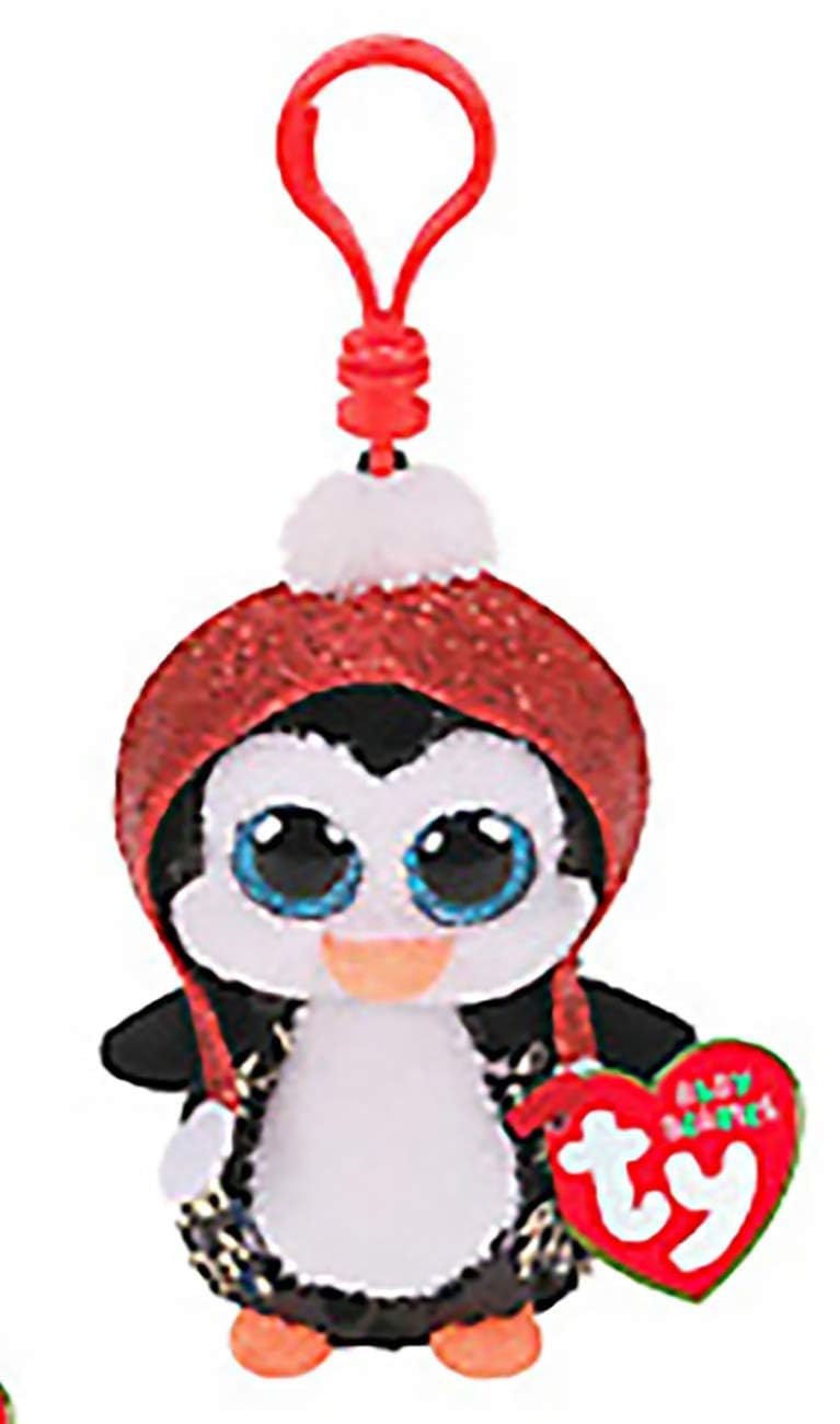 TY 35223 Gale Penguin Boo Key Clip Xmas 2019, multicolor , color/modelo surtido
