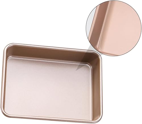 Miniatura 3 de Abaodam Bandeja de horno cuadrada multiusos para hornear, bandeja para hornear antiadherente, bandeja para hornear rectangular, parrilla para pizza,