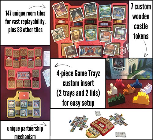 Stonemaier Games Between Two Castles Of Mad King Ludwig Game #TOP2