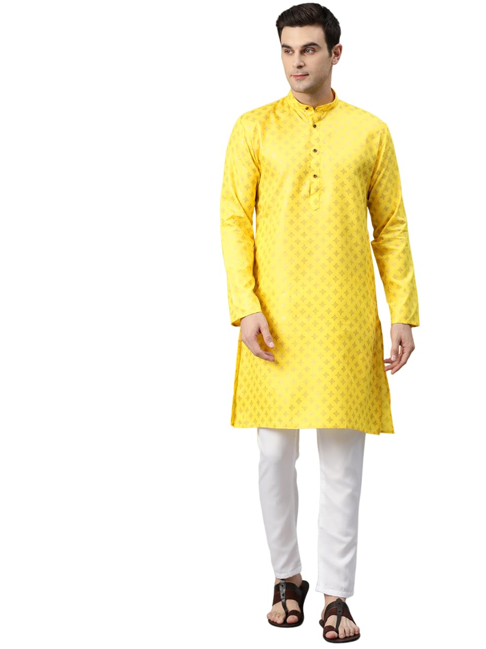 luxrio Kurta for Men Cotton Blend Printed Regular Fit-picture-30