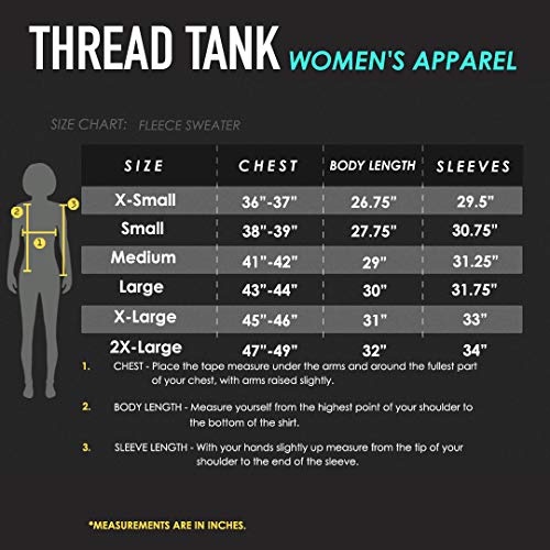Thread Tank Love Dachshund Dog Women's Cozy Relaxed Fit Fleece Longsleeve Sweater Large Heather Grey #TOP3