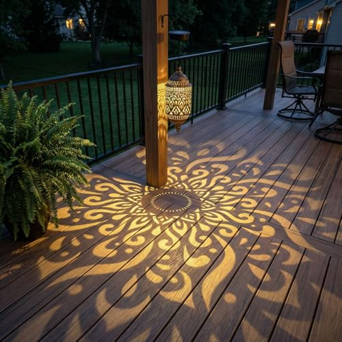 Lampe solaire marocaine imperméable pour décorations extérieures de jardin - 3